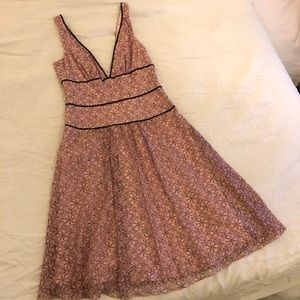 Laundry by Shelli Segal Pink Floral Lace Dress